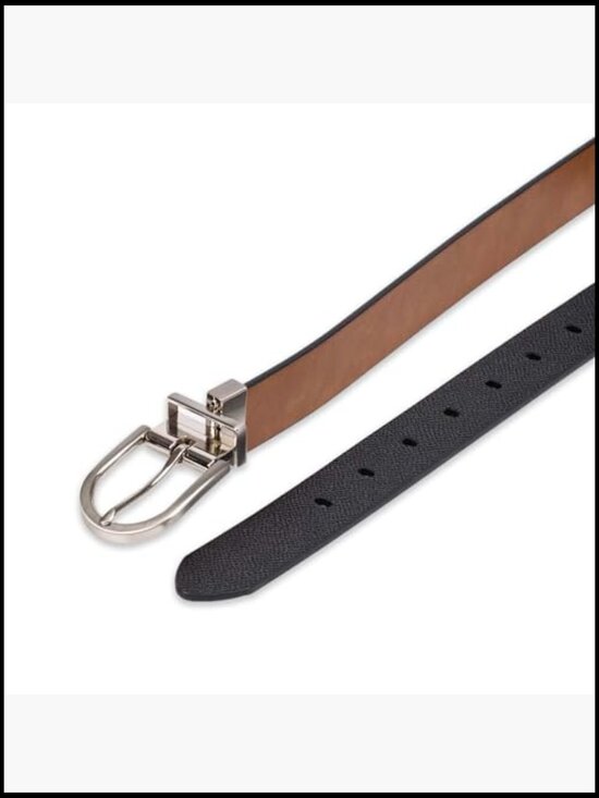Reversible Belt with Buckle, Adjustable Fit for Jeans and Dresses main image 7